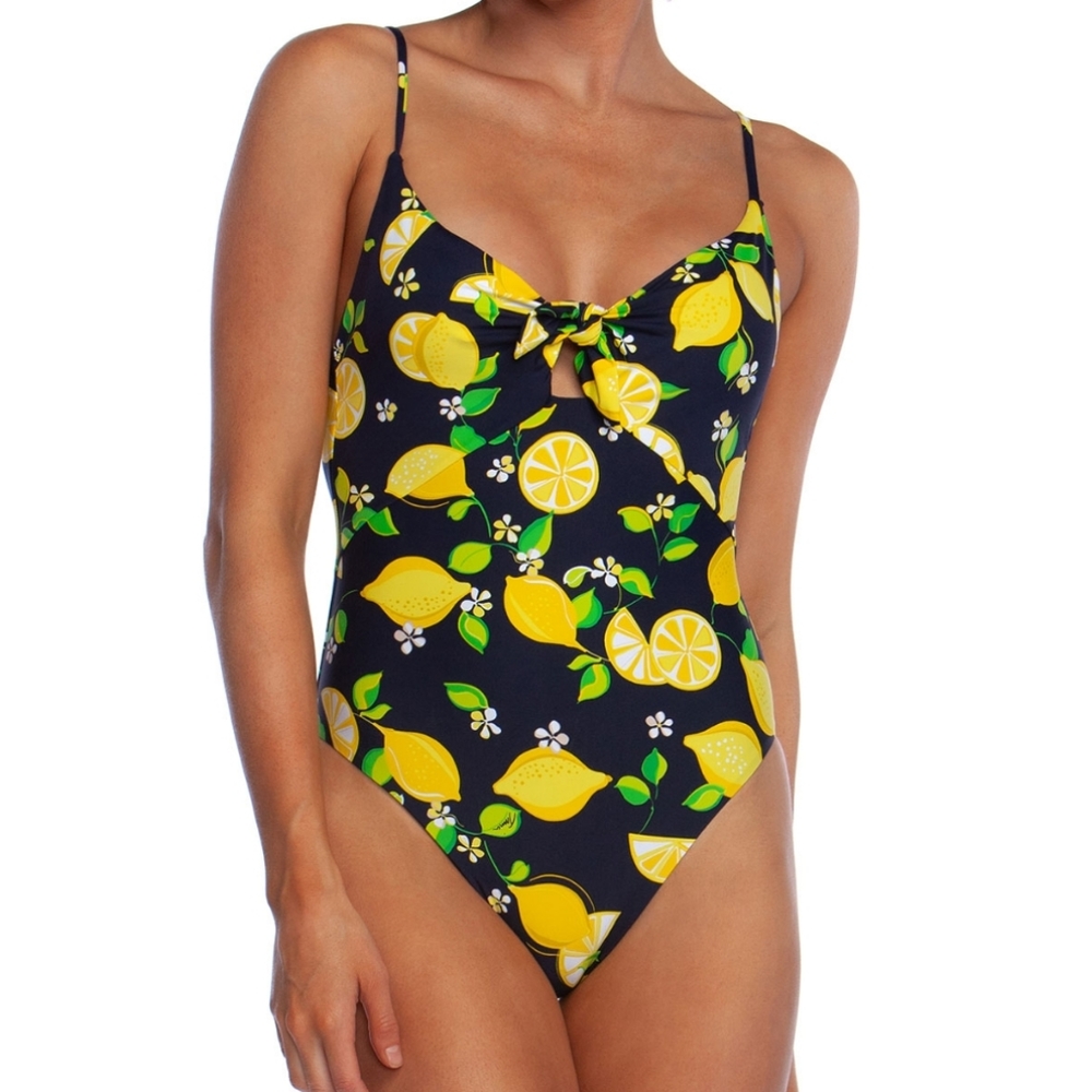 Trina Turk Lemon love swimsuit NWT